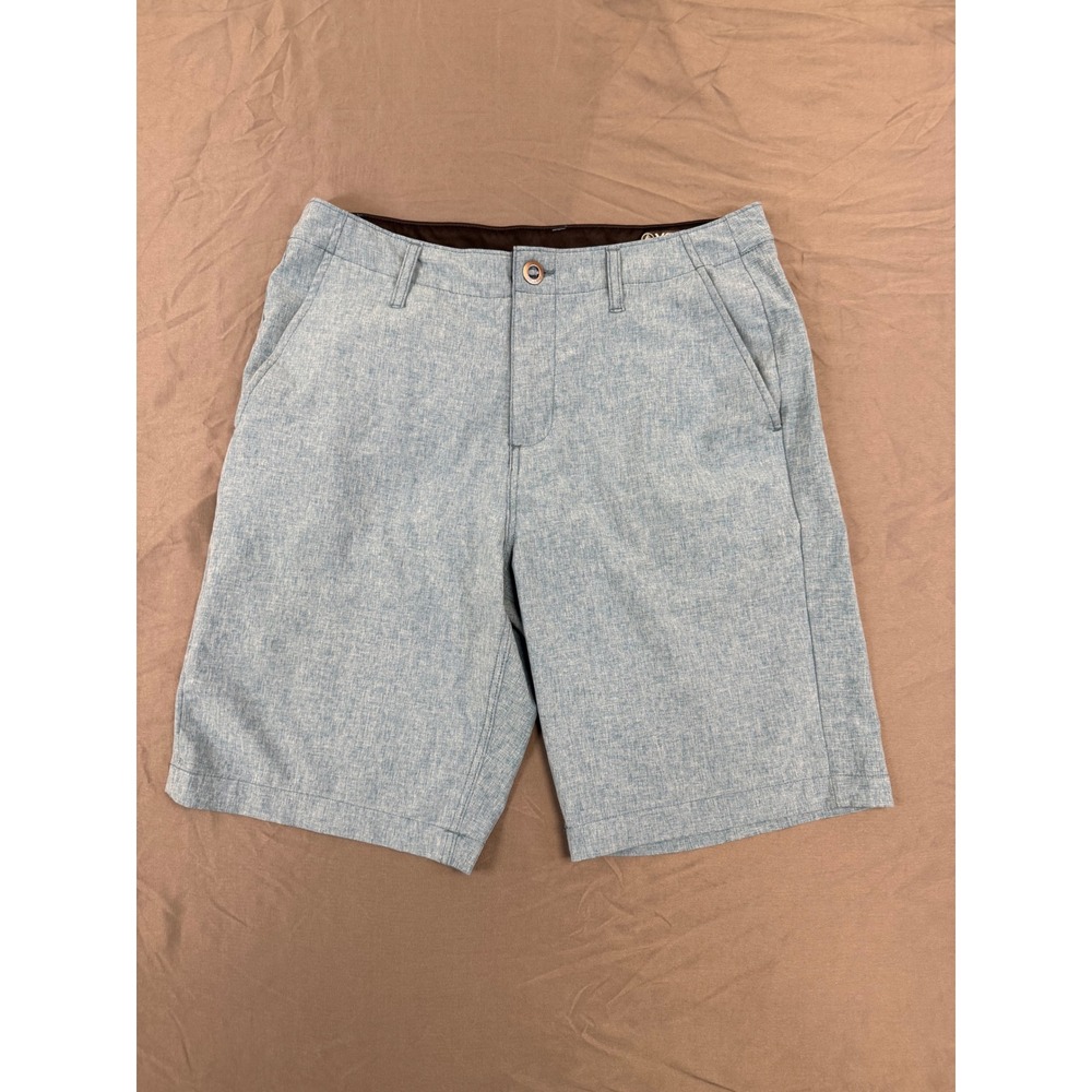 Volcom Surf & Turf Hybrid Shorts Mens 32 Blue Heather 4-Way Stretch Walkshorts